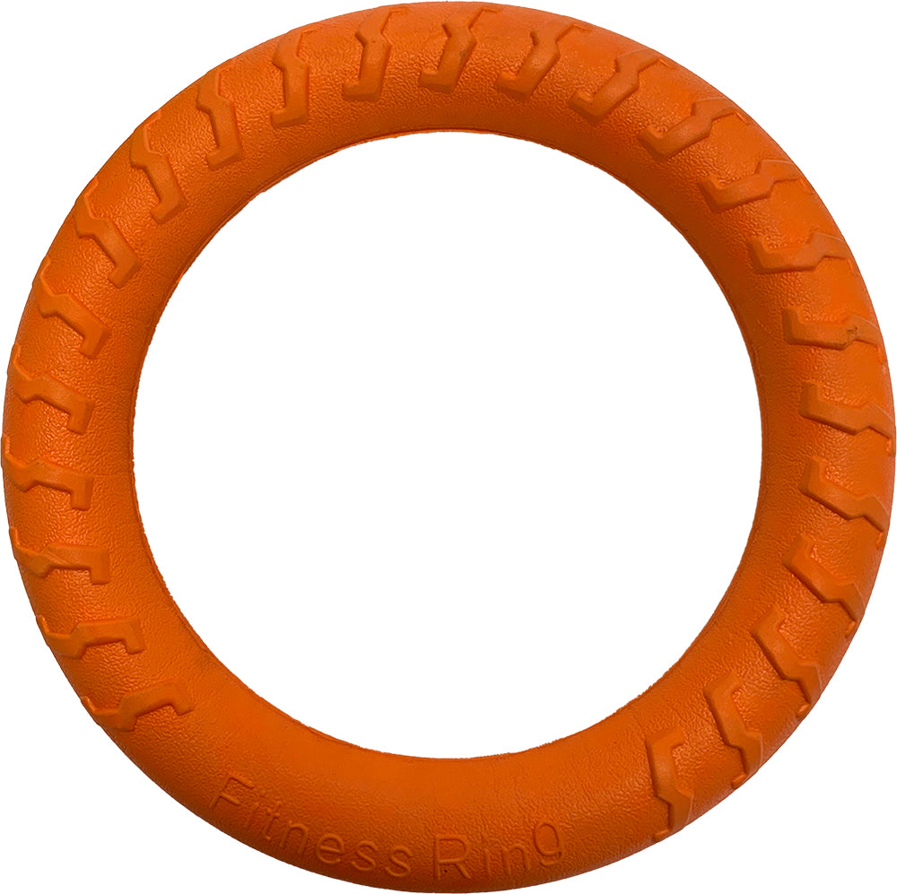 Hem & Boo Floating Ring Dog Toy, Orange