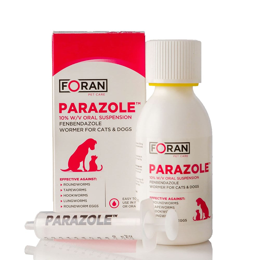 Foran Parazole Wormer for Cats & Dogs, 100ml