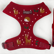 Cocopup Holly Jolly Trails Adjustable Neck Dog Harness