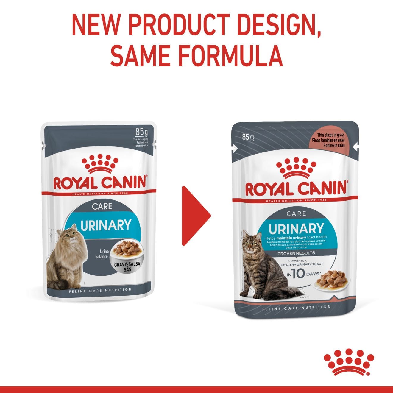 Royal Canin Urinary Care Wet Cat Food Thin Slices In Gravy for Adult Cats, 85g
