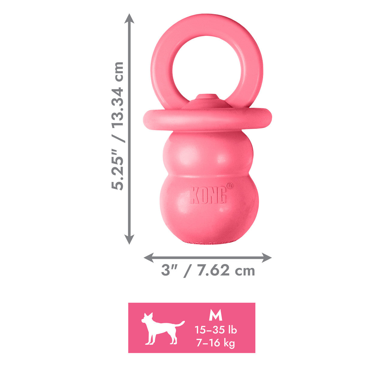 Kong Puppy Binkie Dog Toy, Medium
