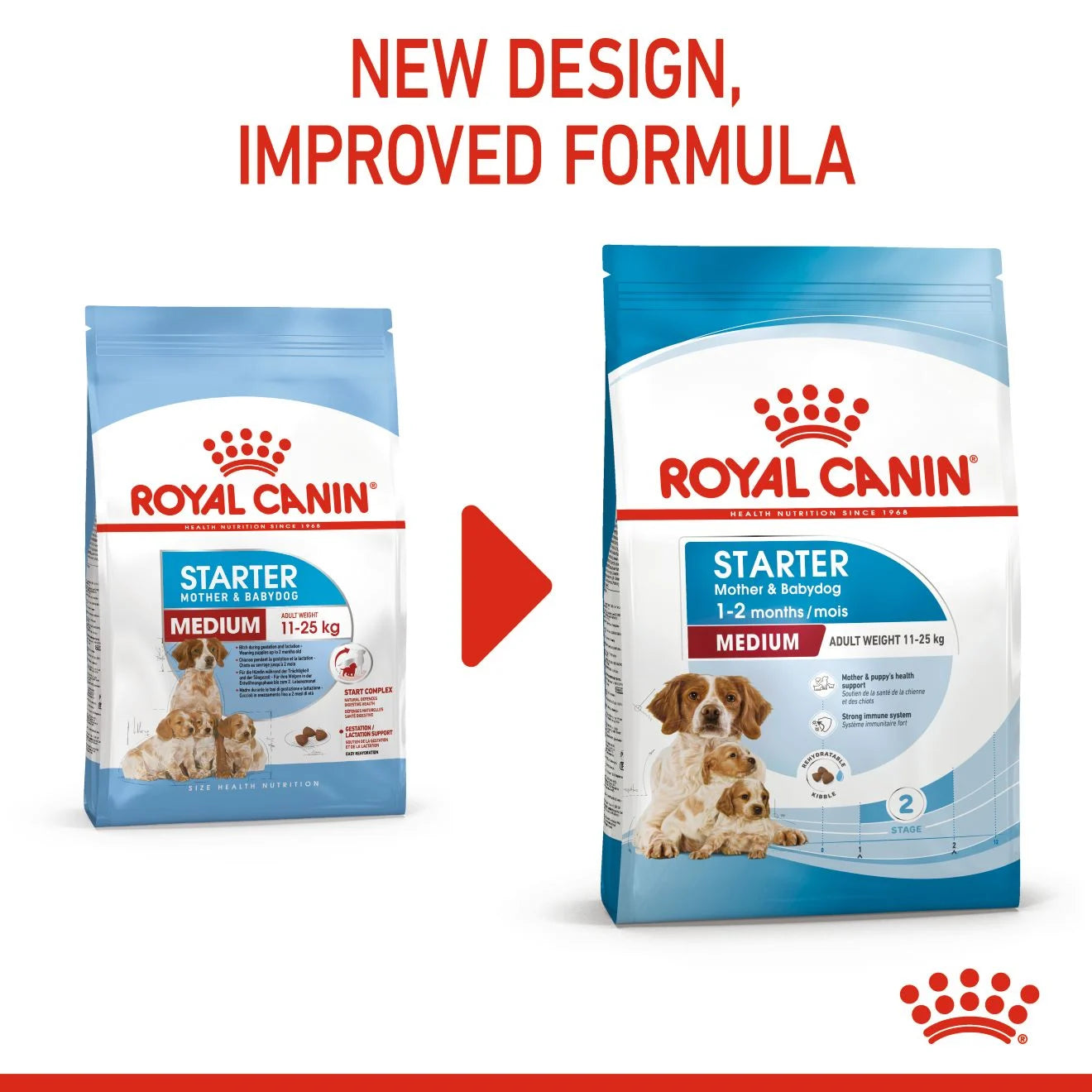 Royal Canin Starter Dry Dog Food for Medium Breed Mother & Babydog