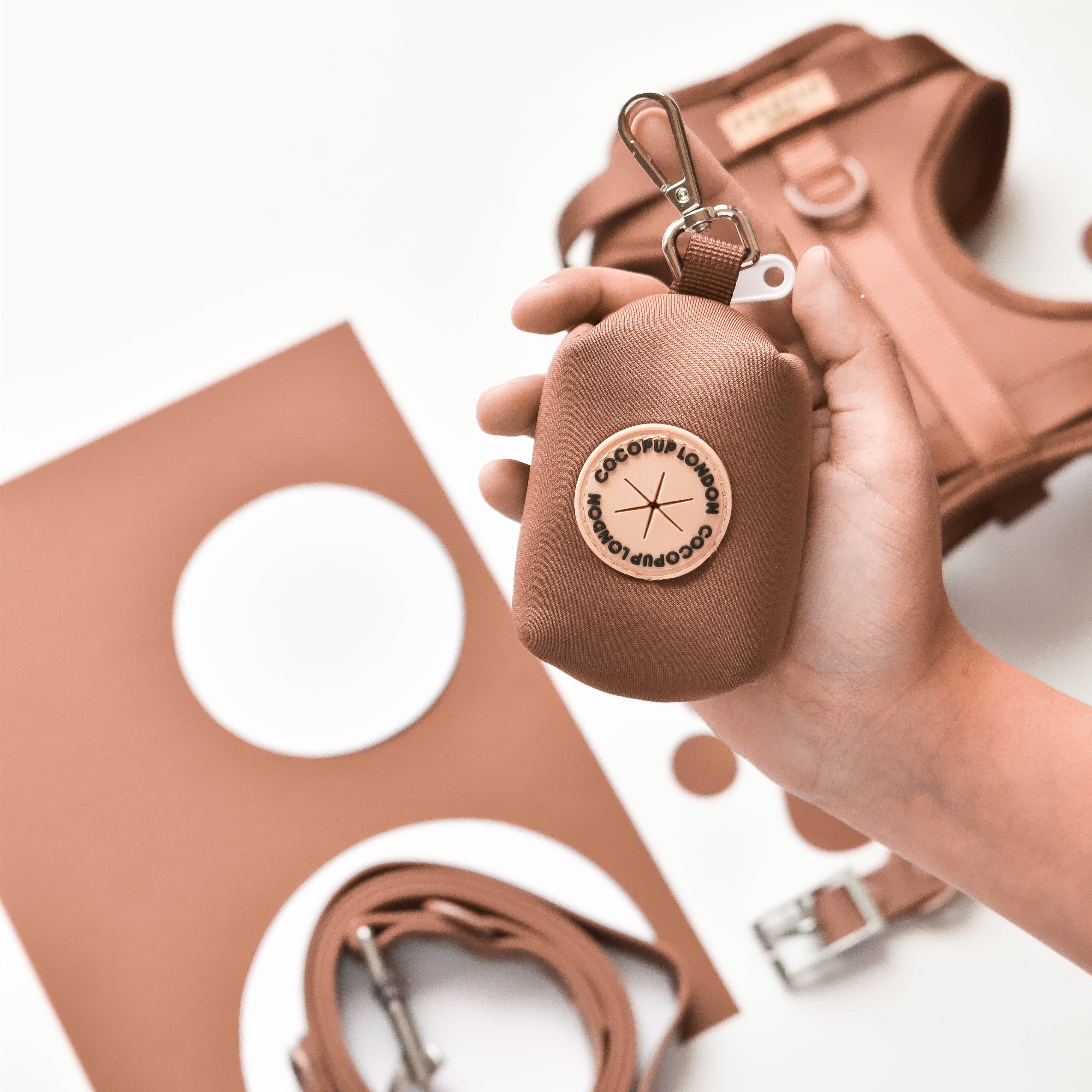 Cocopup NAKD Poop Bag Holder, Brownie