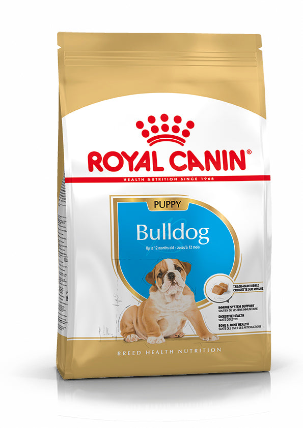 Royal Canin Dry Dog Food for Bulldog Puppies, 3kg
