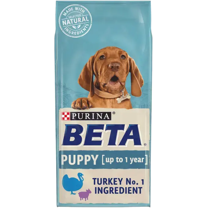 Beta Turkey & Lamb Dry Dog Food for Puppies, 14kg