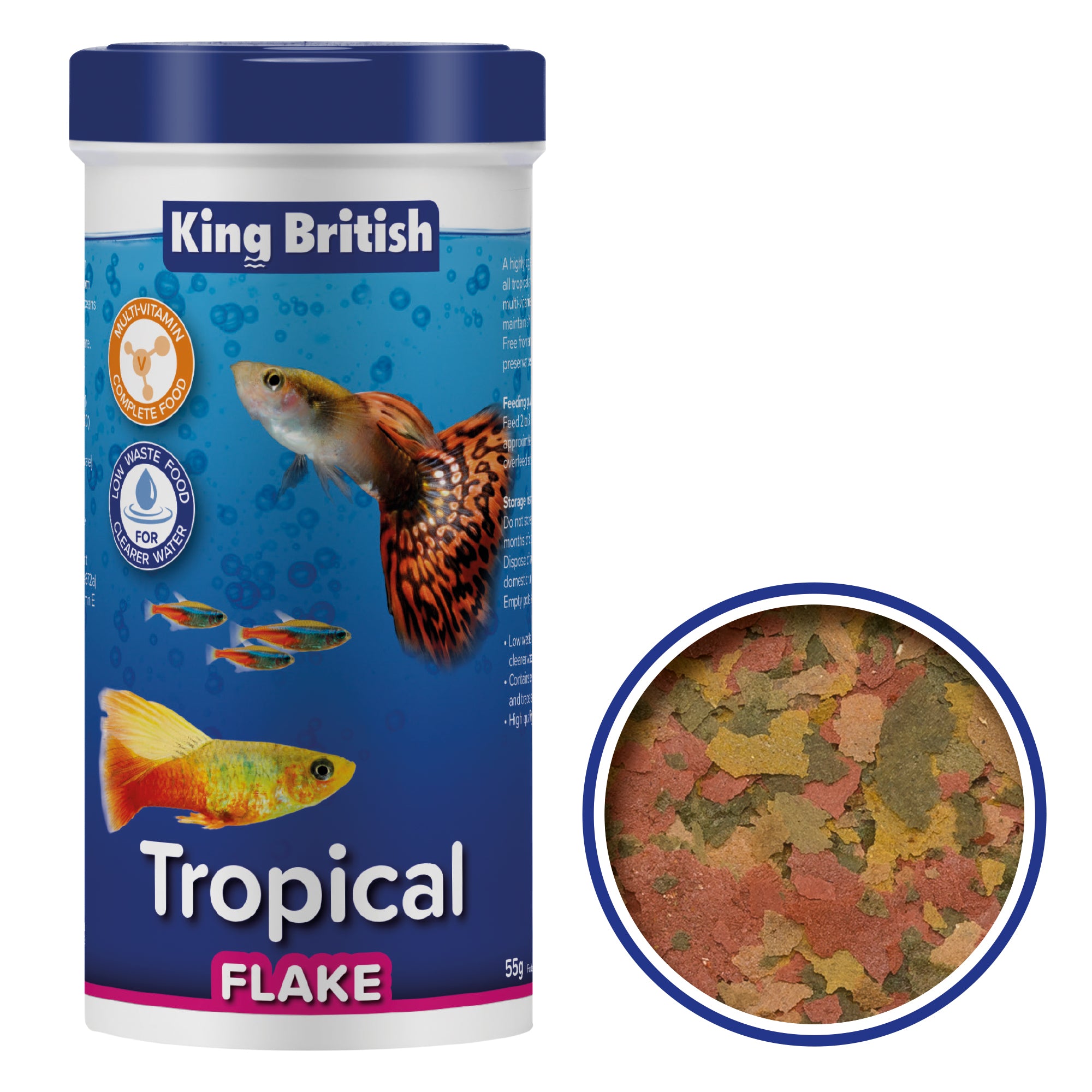 King British Tropical Fish Flake, 28g