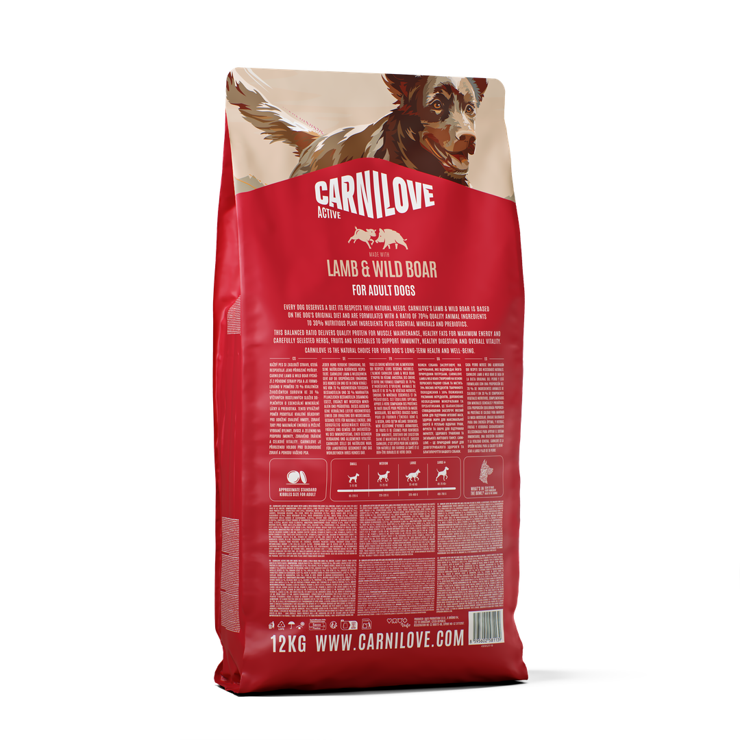 Carnilove Lamb & Wild Boar Dry Dog Food for Adult Dogs