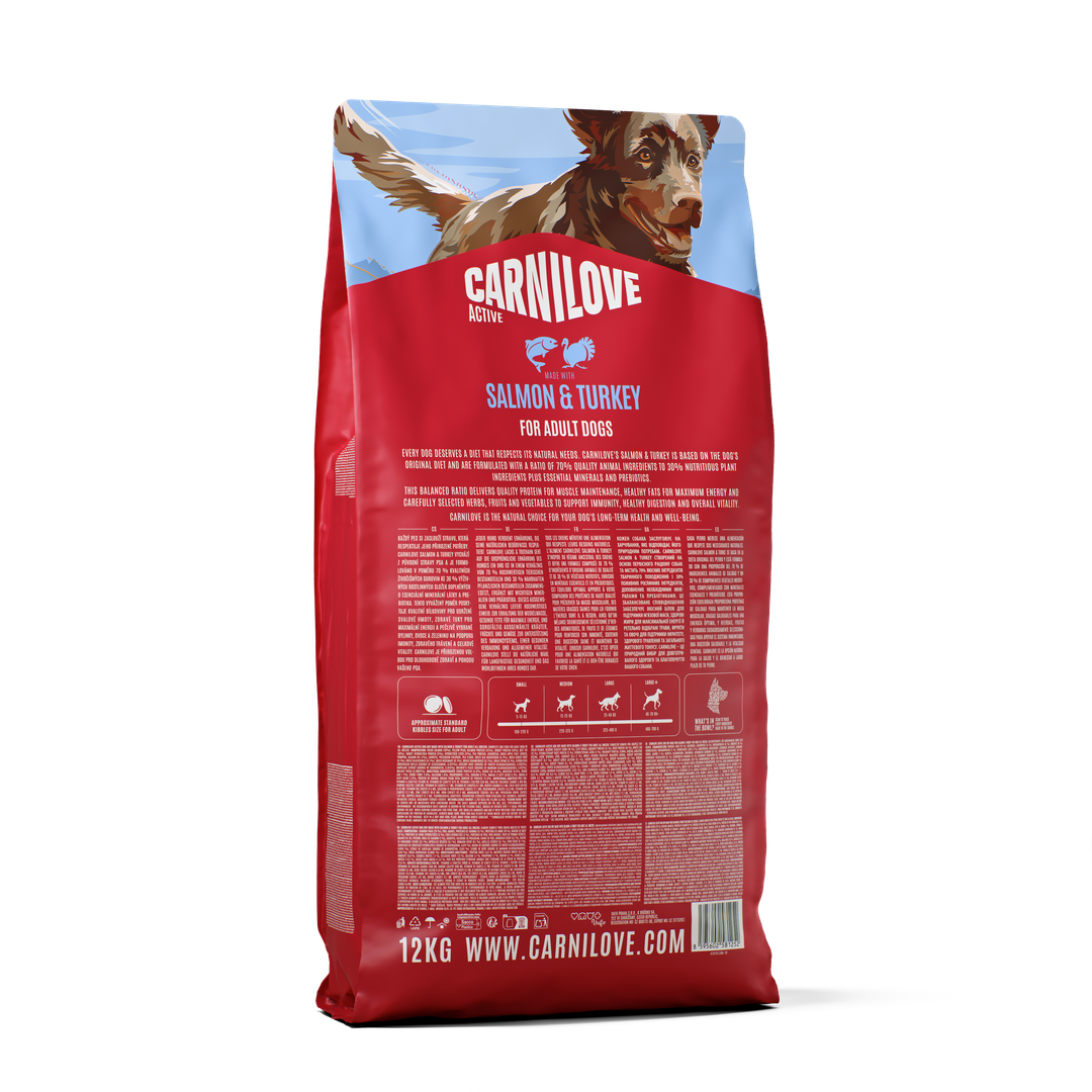 Carnilove Salmon & Turkey Dry Dog Food for Adult Dogs