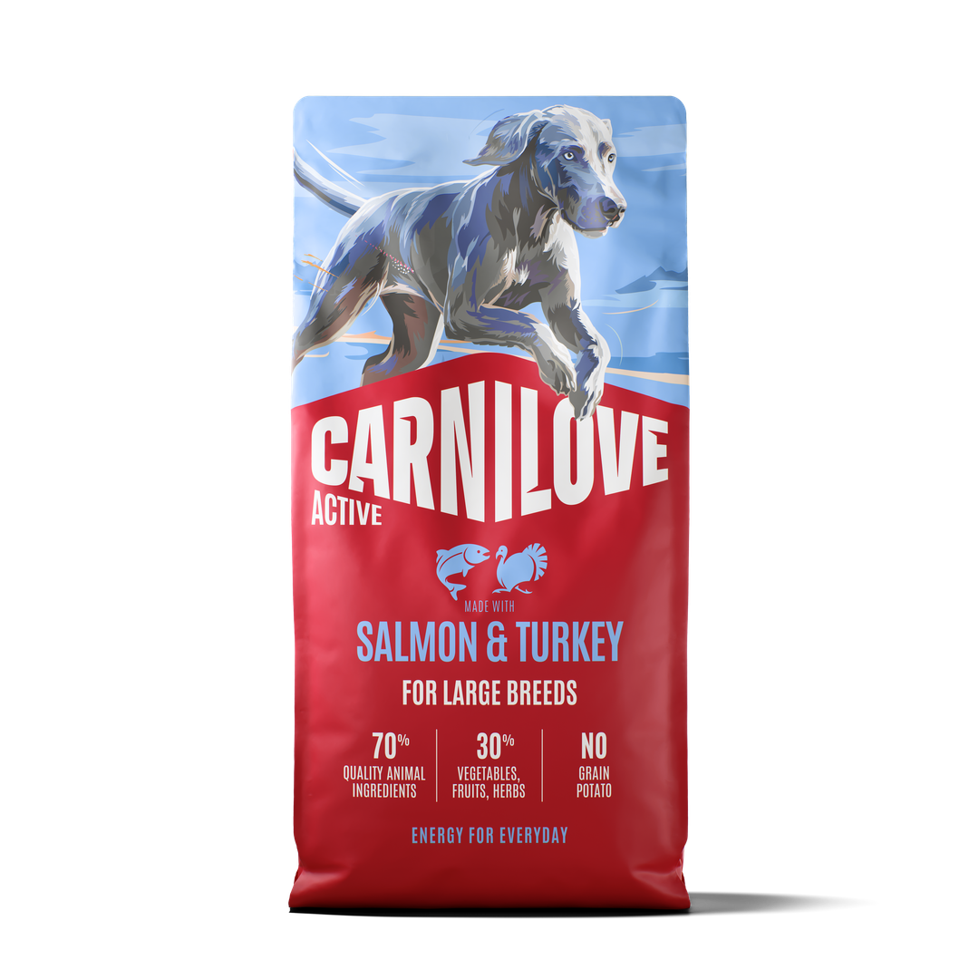 Carnilove Salmon & Turkey Dry Dog Food for Large Breed Adult Dogs