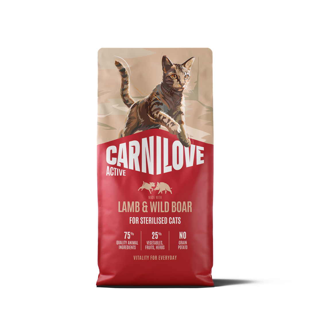 Carnilove Lamb & Wild Boar Dry Cat Food for Adult Cats