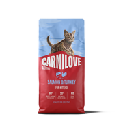 Carnilove Salmon & Turkey Dry Cat Food for Kittens
