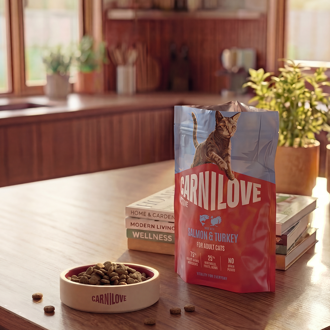 Carnilove Salmon & Turkey Dry Cat Food for Sterilised Cats, 2kg