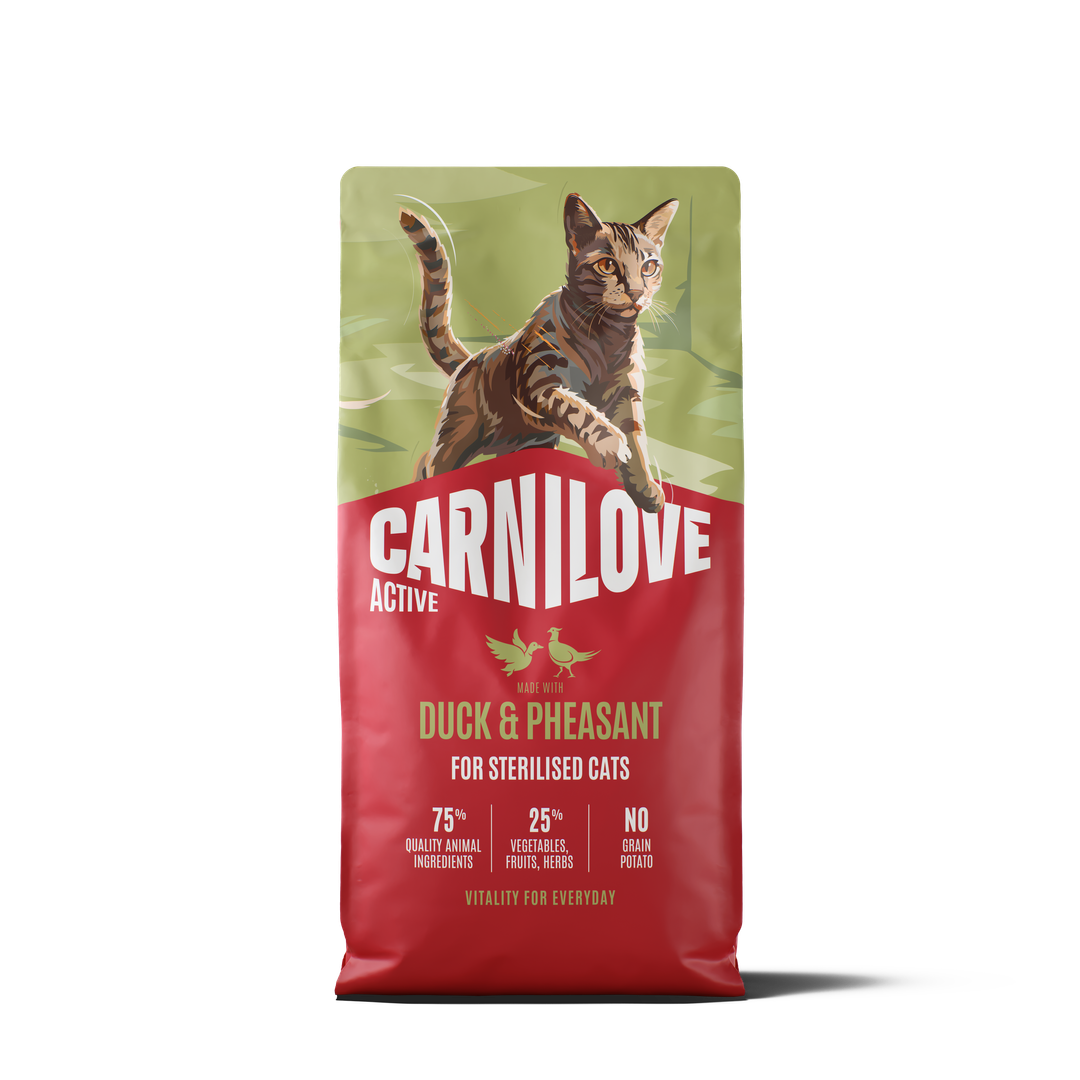Carnilove Duck & Pheasant Dry Cat Food for Adult Sterilised Cats