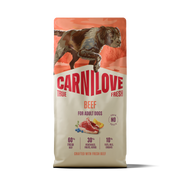 Carnilove True Fresh Beef Dry Dog Food for Adult Dogs
