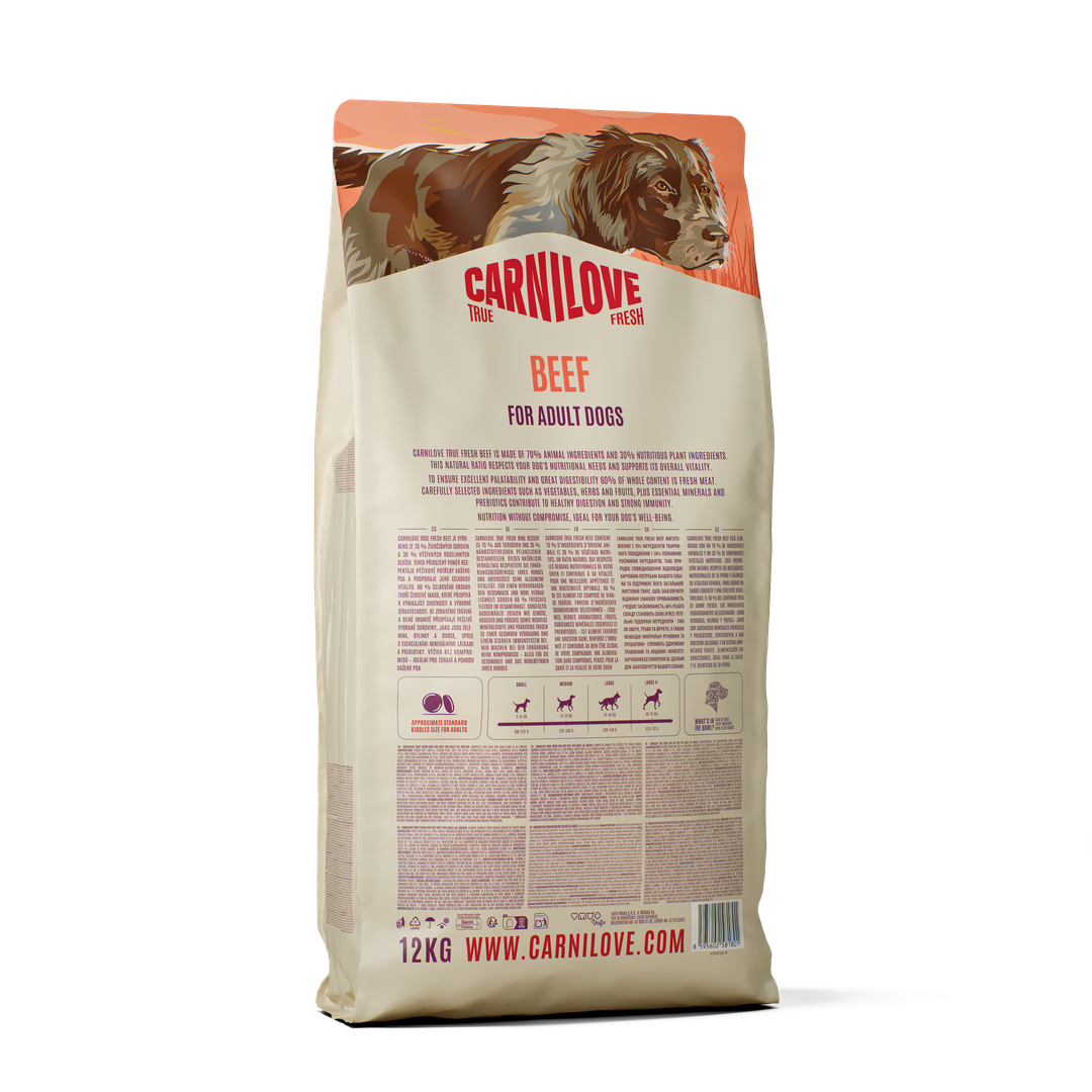 Carnilove True Fresh Beef Dry Dog Food for Adult Dogs