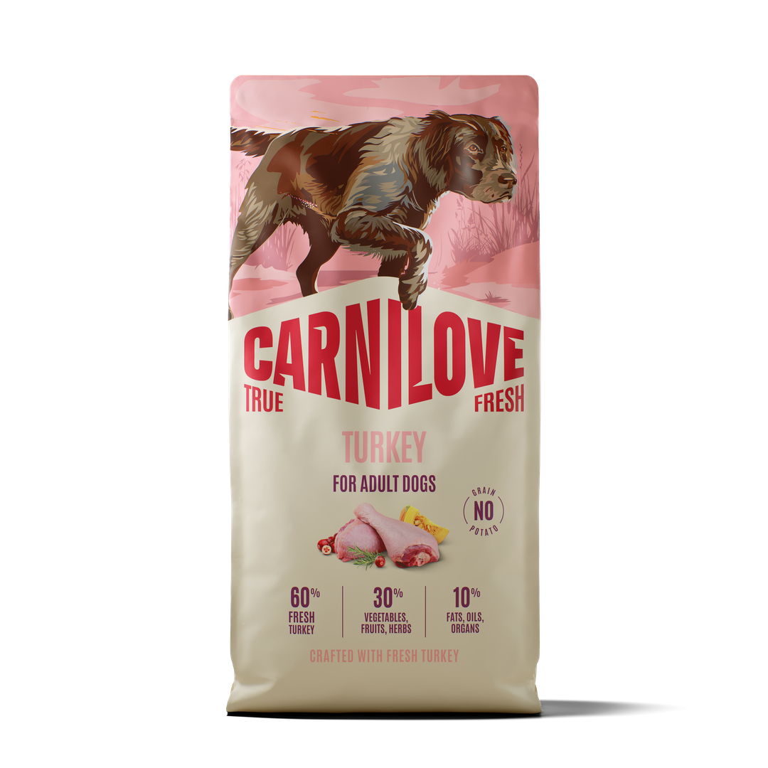 Carnilove True Fresh Turkey Dry Dog Food for Adult Dogs, 1.5kg