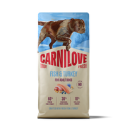 Carnilove True Fresh Fish & Turkey Dry Dog Food for Adult Dogs, 1.4kg