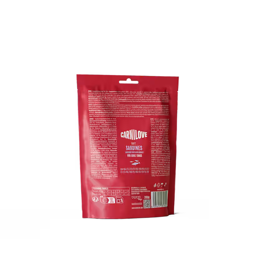 Carnilove Sardines Enriched with Wild Garlic Soft Dog Treats, 200g