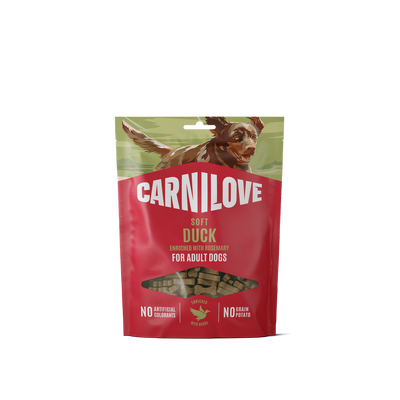 Carnilove Duck Enriched with Rosemary Soft Dog Treats, 200g