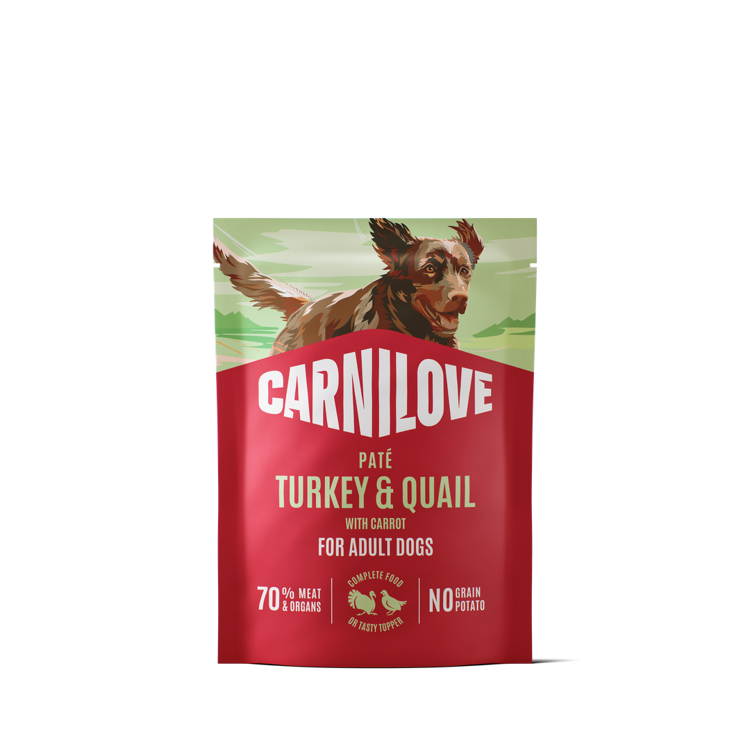 Carnilove Quail with Yellow Carrot Wet Dog Food for Adult Dogs, 300g