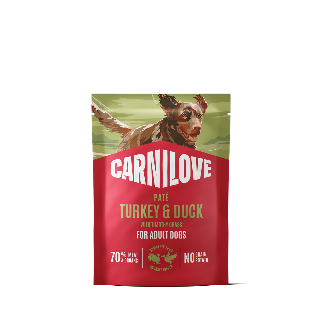 Carnilove Turkey & Duck with Timothy Grass Wet Dog Food for Adult Dogs, 300g