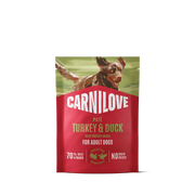 Carnilove Turkey & Duck with Timothy Grass Wet Dog Food for Adult Dogs, 300g