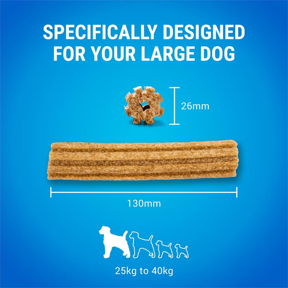 Purina Dentalife Large Dog Dental Dog Chews, 12 Sticks