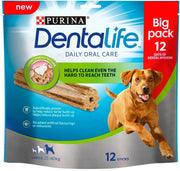 Purina Dentalife Large Dog Dental Dog Chews, 12 Sticks