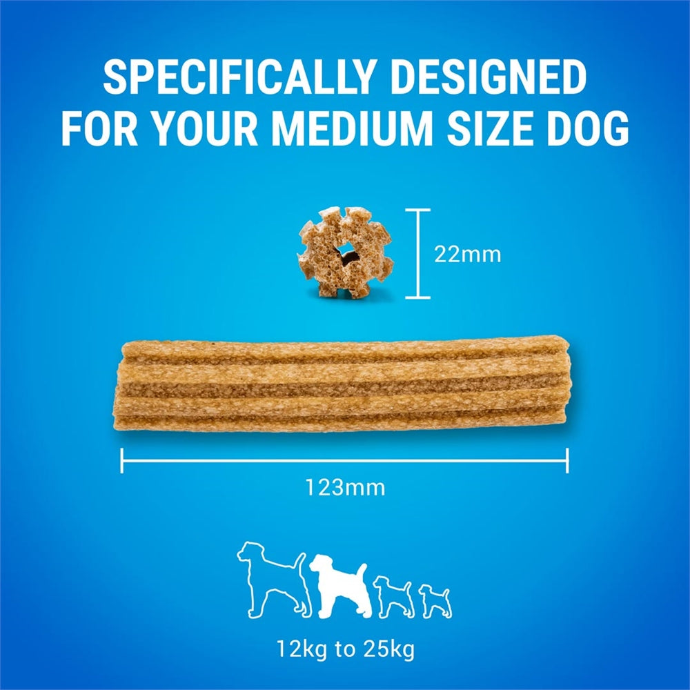 Purina Dentalife Medium Dog Dental Dog Chews, 15 Sticks
