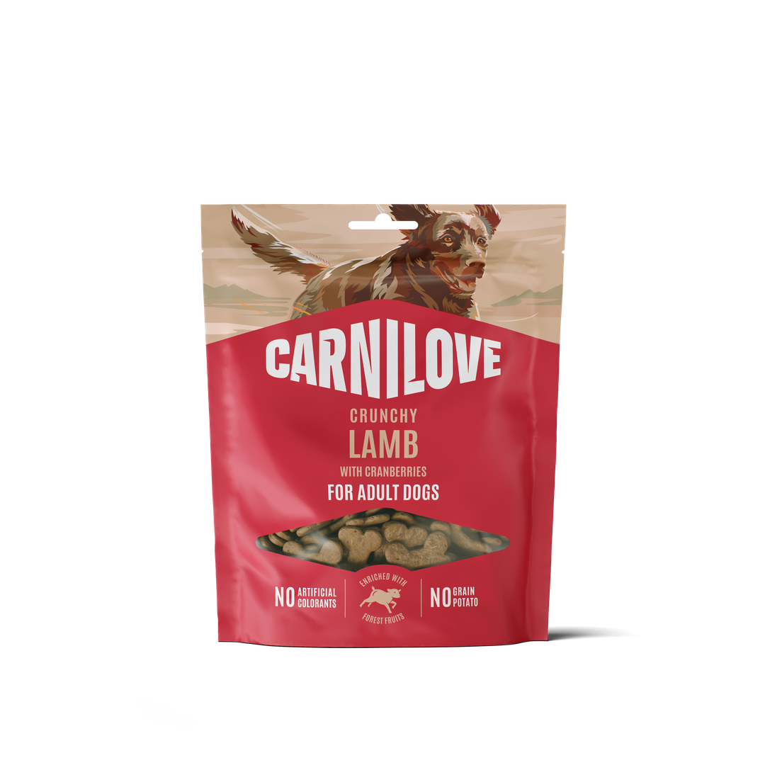 Carnilove Lamb with Cranberries Crunchy Dog Treats for Sensitive Dogs, 200g