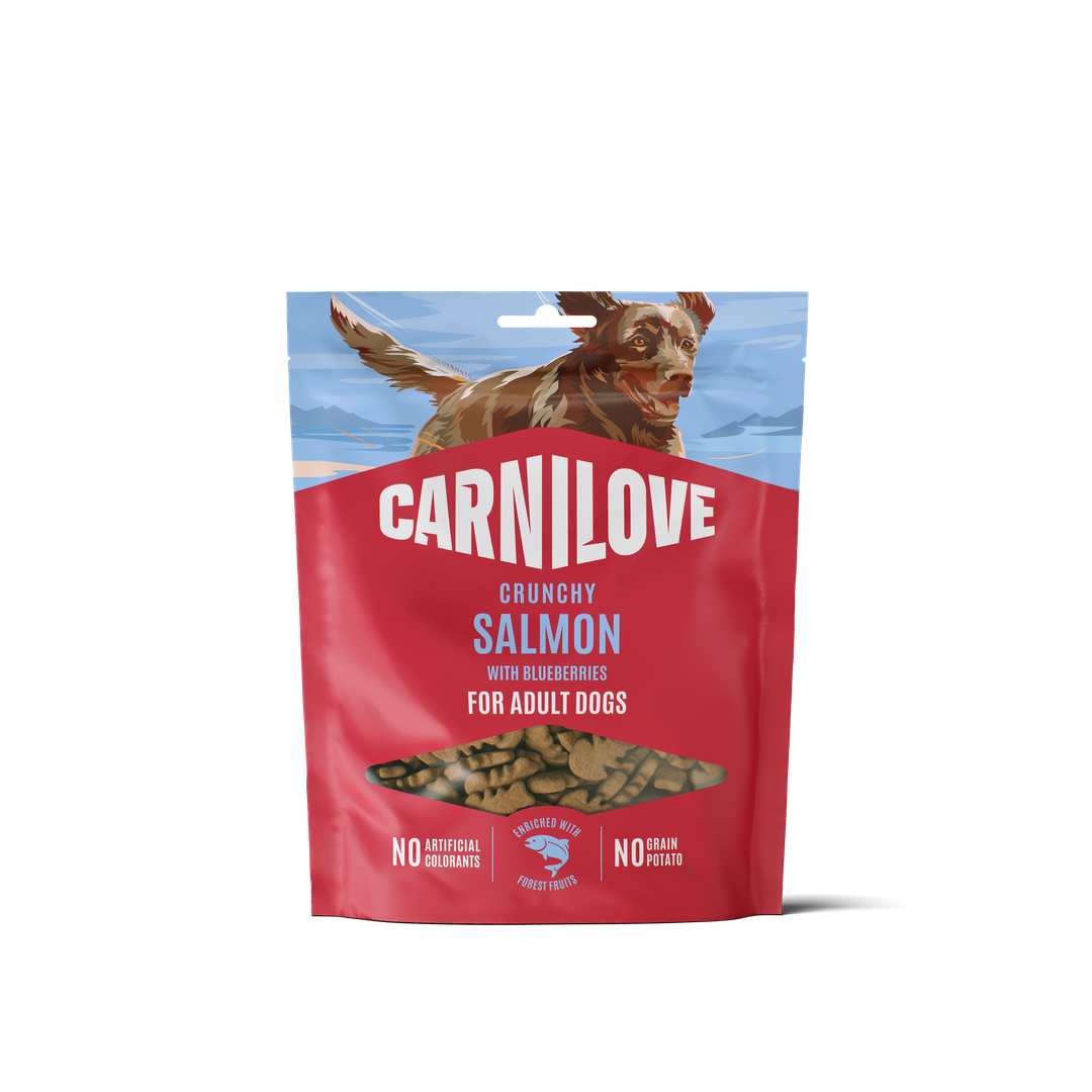 Carnilove Salmon with Blueberries Crunchy Dog Treats, 200g
