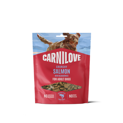 Carnilove Salmon with Blueberries Crunchy Dog Treats, 200g