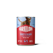 Carnilove Turkey & Salmon Wet Dog Food for Adult Dogs, 400g