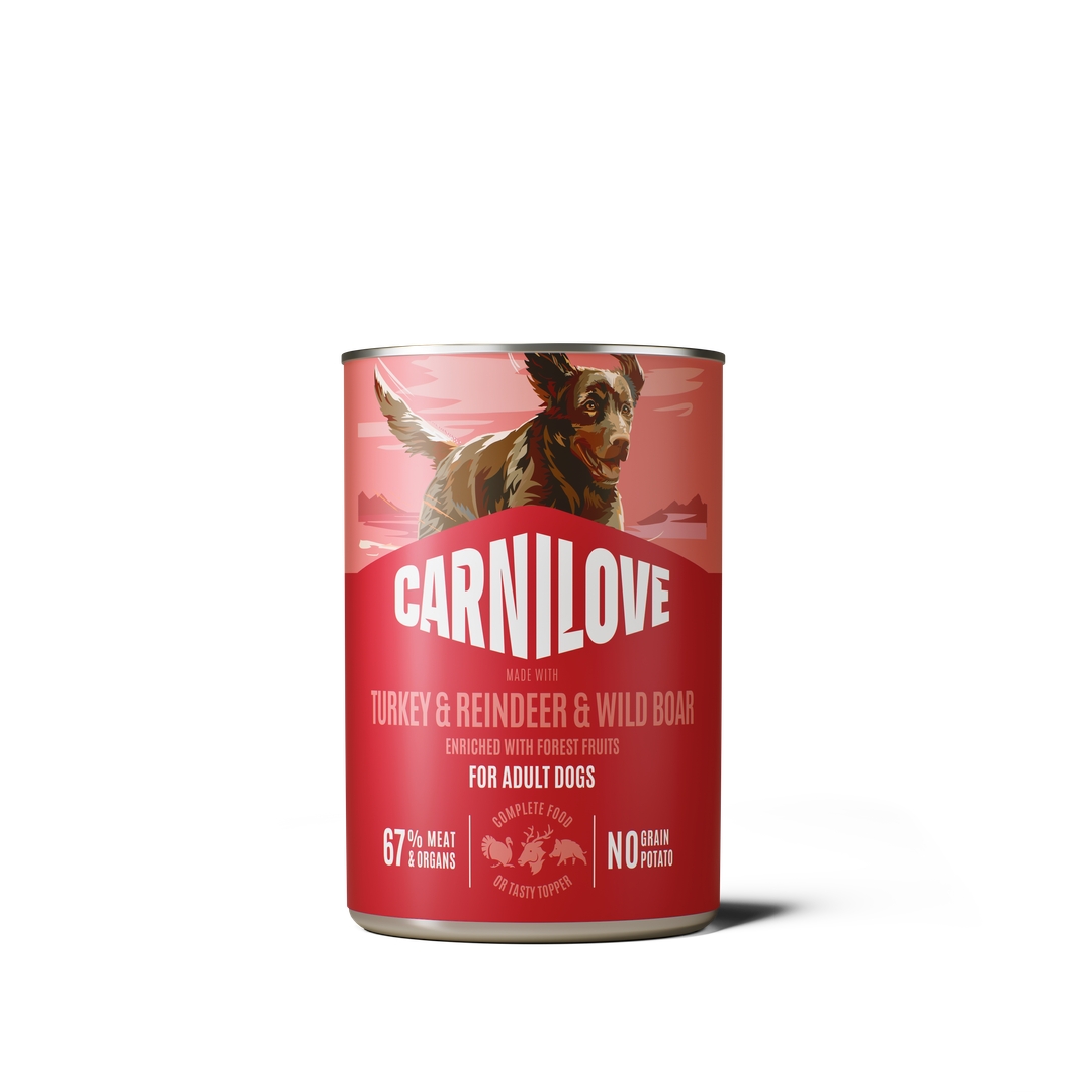 Carnilove Venison & Reindeer Wet Dog Food for Adult Dogs, 400g