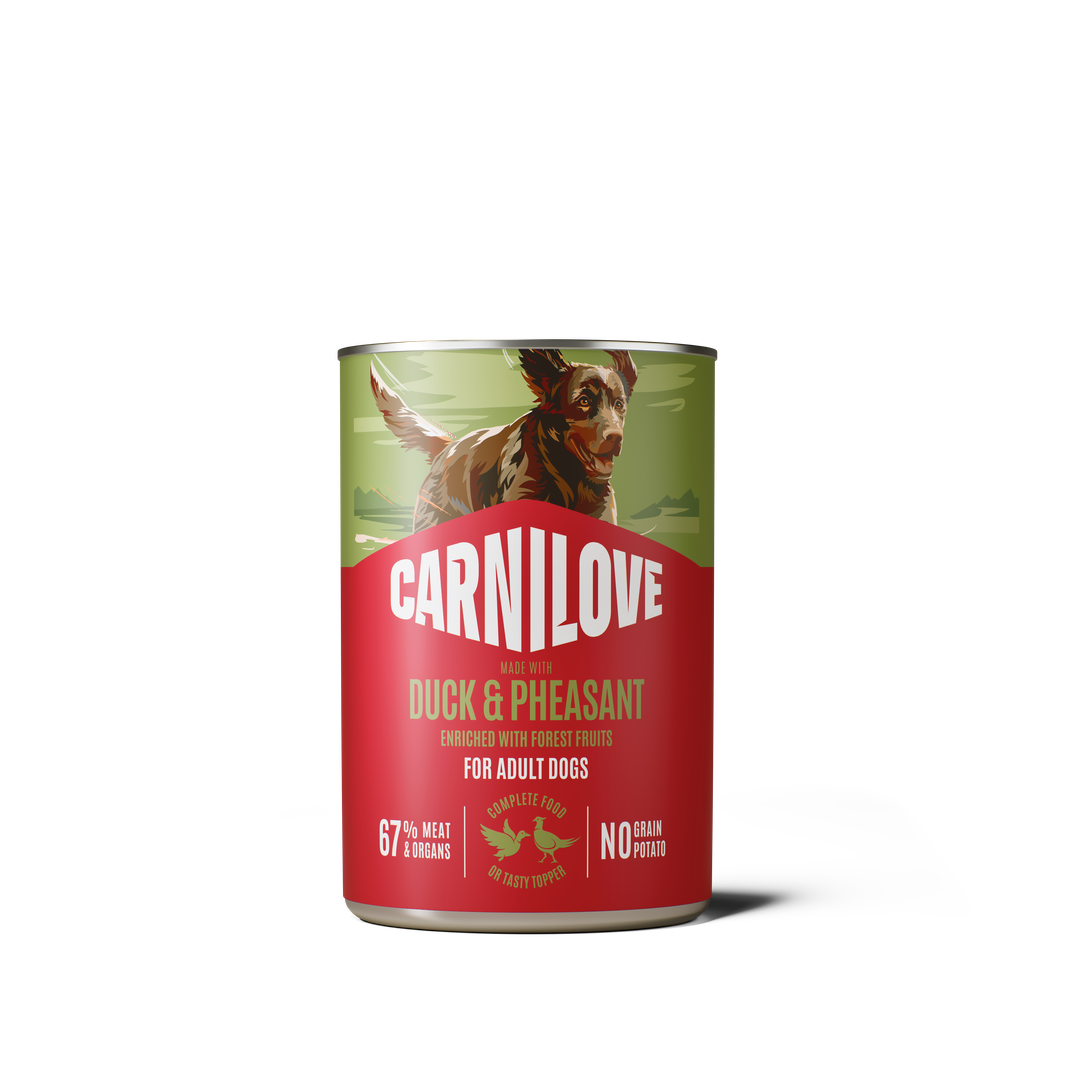 Carnilove Duck & Pheasant Wet Dog Food for Adult Dogs, 400g