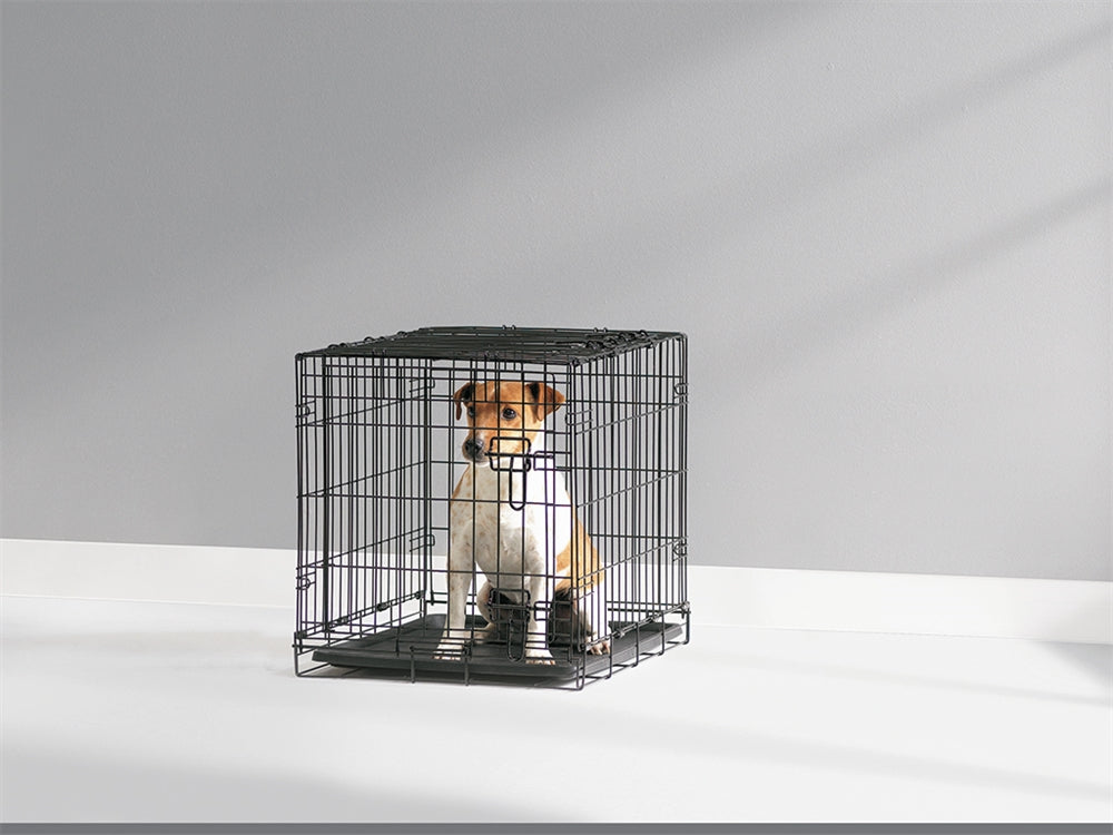 Savic Dog Cottage Dog Crate, 61cm Black