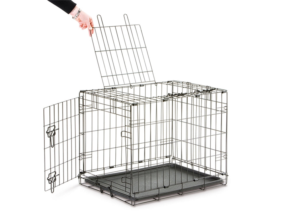 Savic Dog Cottage Dog Crate, 61cm Black