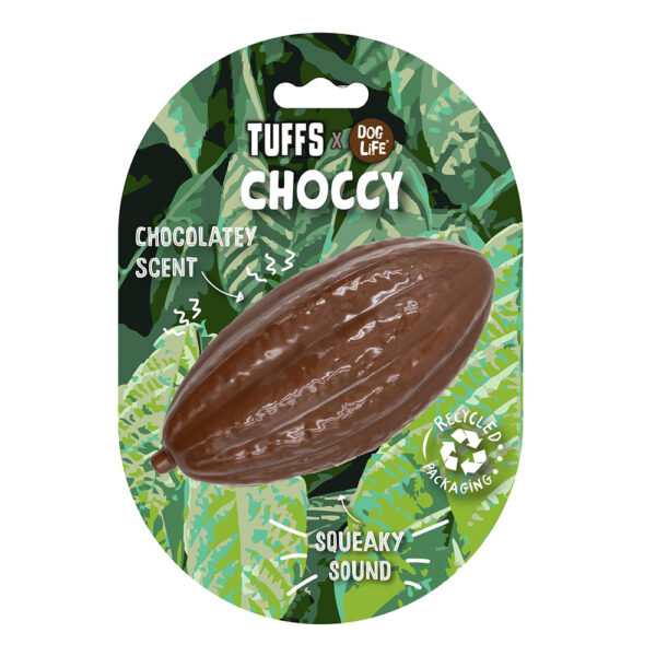 Tuffs x Dog Life Chocolate Bean Dog Toy
