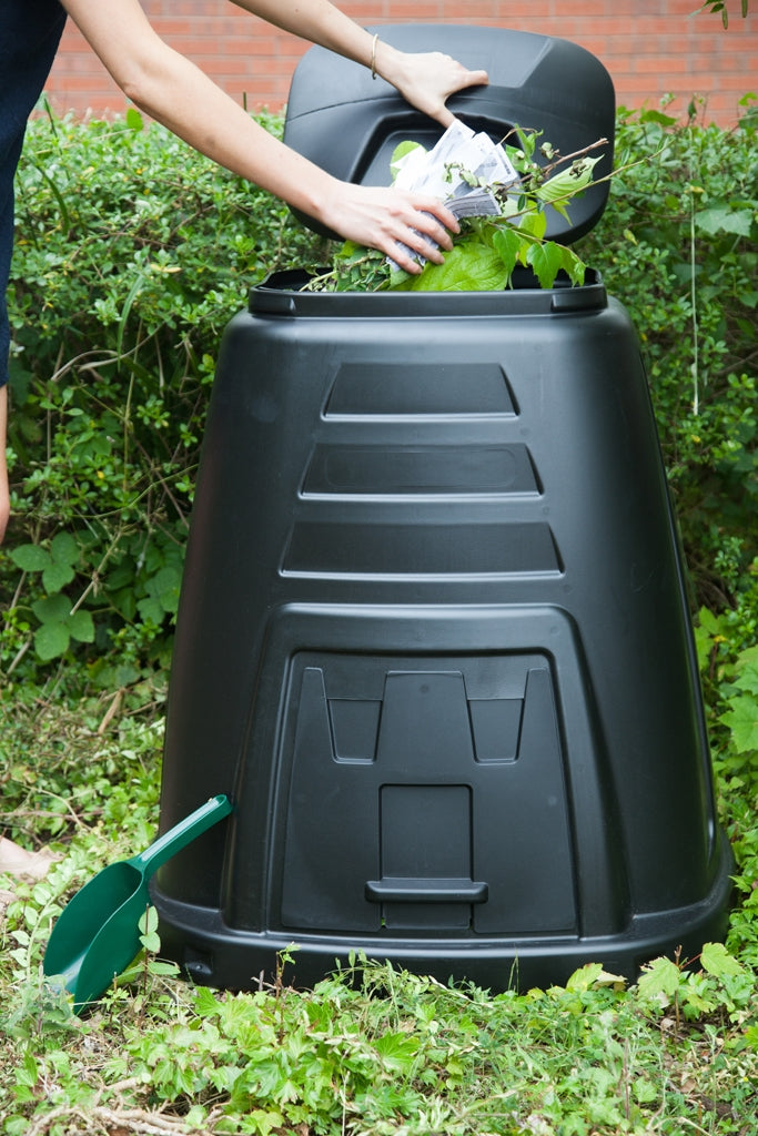 Whitefurze 220L Black Compost Bin