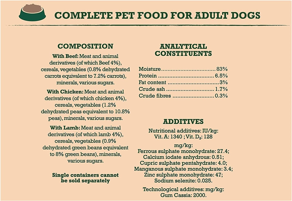 Winalot Meaty Chunks Grain Free Mixed in Jelly Wet Dog Food for Adult Dogs, 40 x 100g