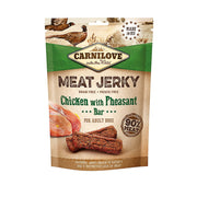 Carnilove Chicken with Pheasant Jerky Bar Dog Treat for Adult Dogs, 100g
