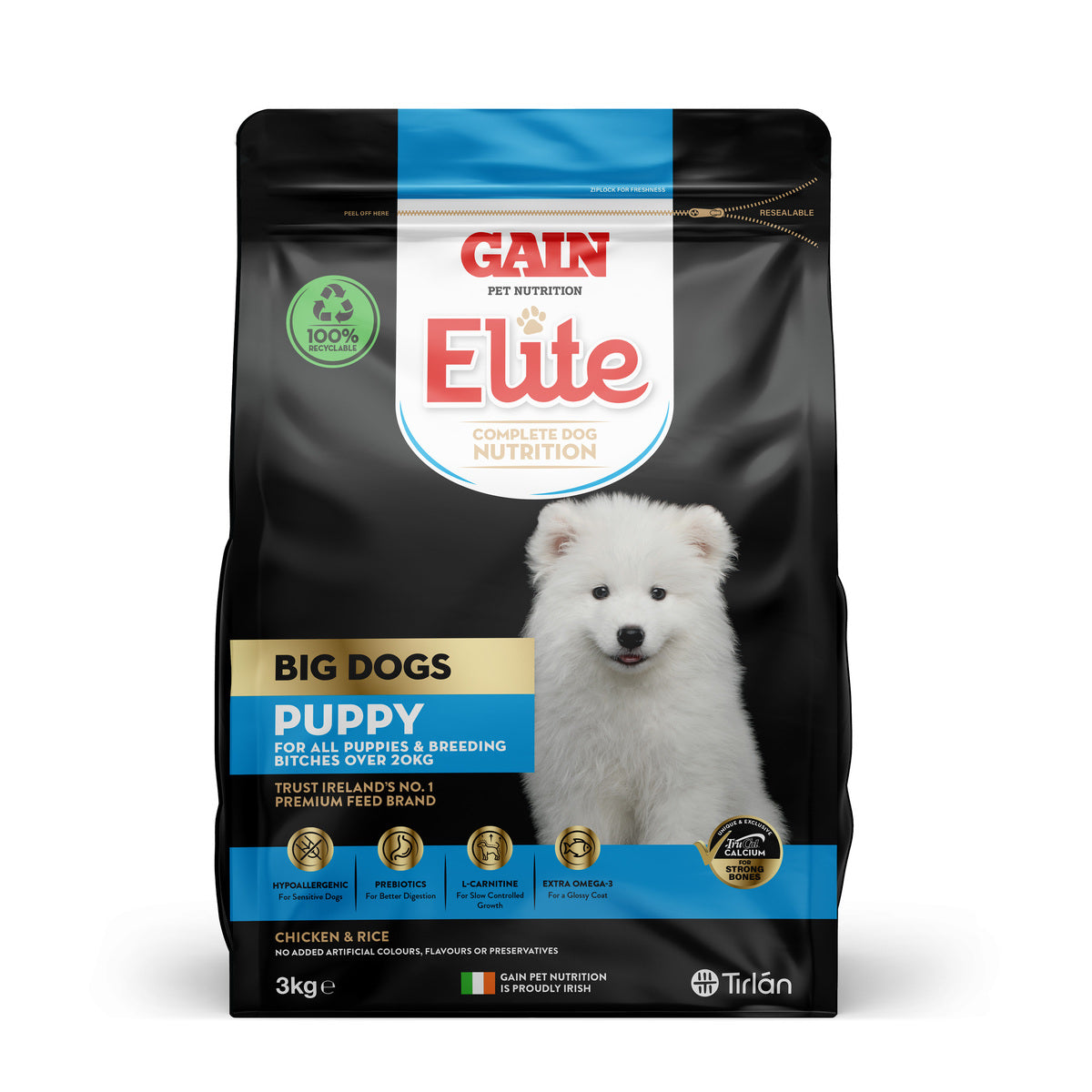 Gain Elite Big Dogs Dry Food for Large Breed Puppies