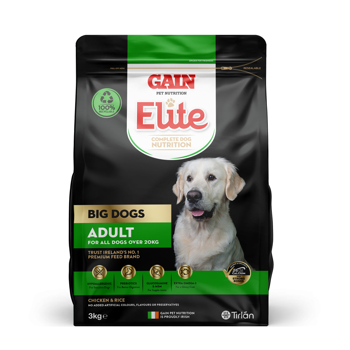 Gain Elite Big Dogs Dry Food for Large Breed Adult Dogs