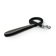 Ancol Viva Padded Black Dog Lead, 1m x 12mm