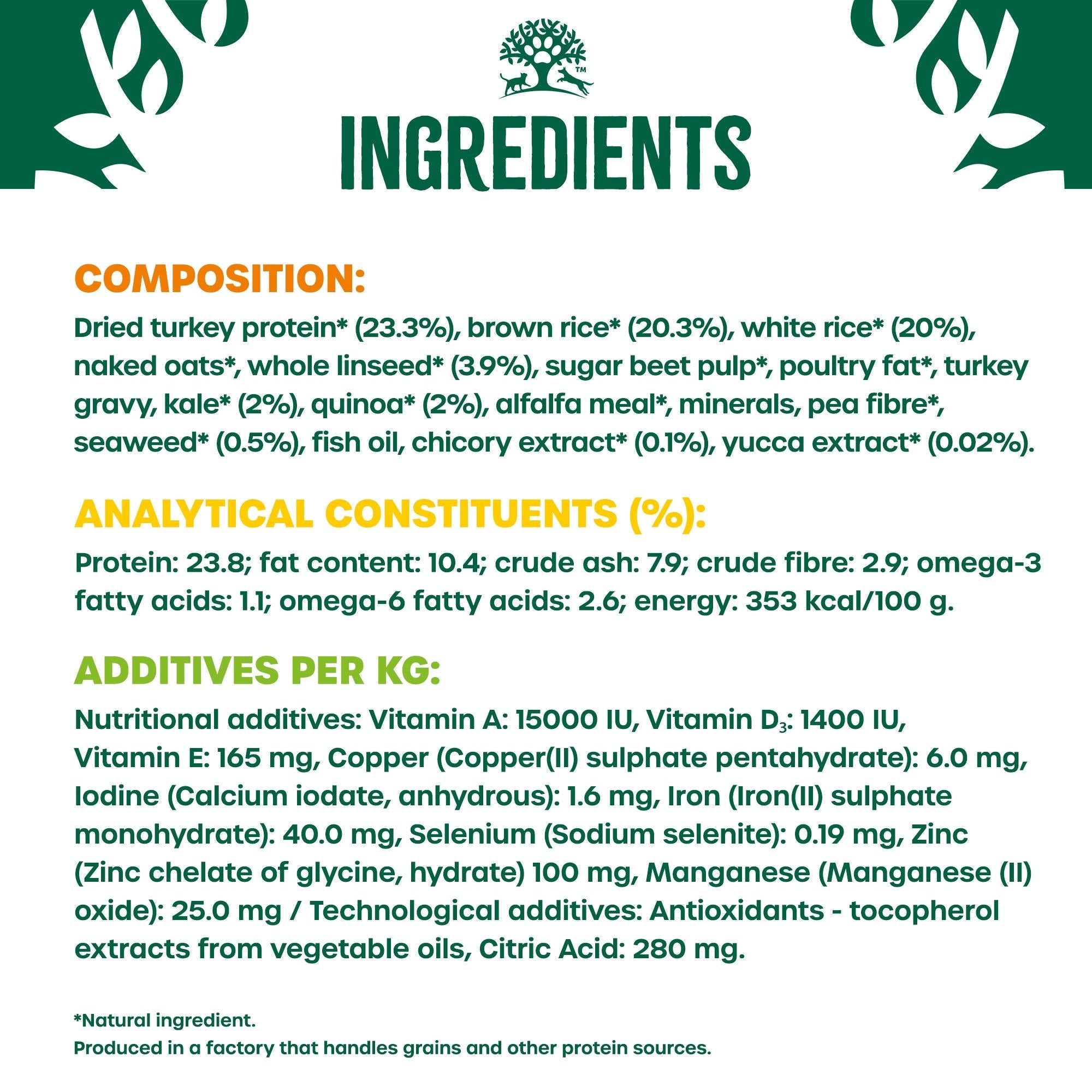 James Wellbeloved Turkey with Kale & Quinoa Superfoods Dry Dog Food for Adult Dogs, 10kg