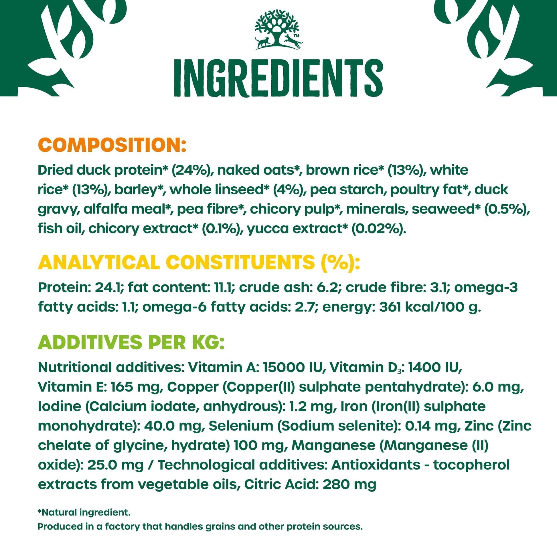 James Wellbeloved Duck & Rice Dry Dog Food for Adult Dogs, 15kg