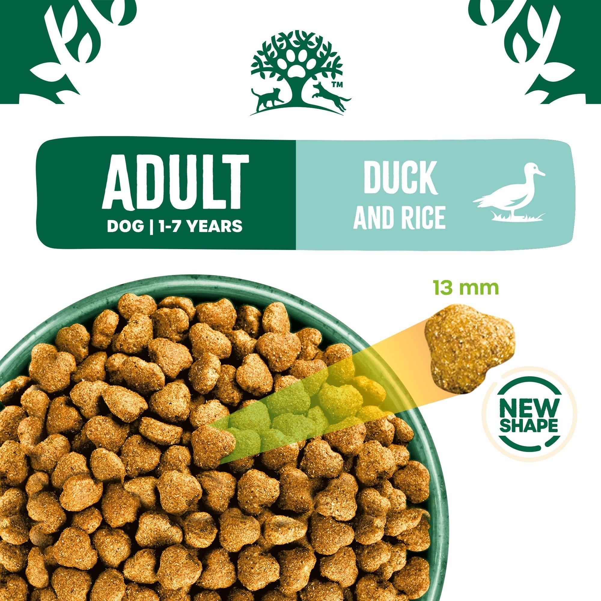 James Wellbeloved Duck & Rice Dry Dog Food for Adult Dogs, 15kg