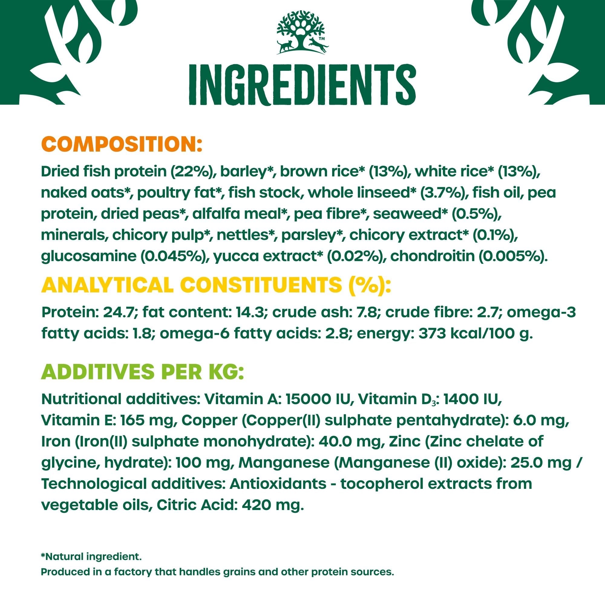 James Wellbeloved Fish & Rice Dry Dog Food for Large Breed Adult Dogs, 15kg