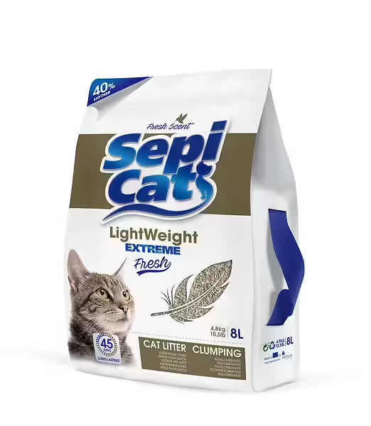 SepiCat LightWeight Extreme Fresh Litter, 8L 