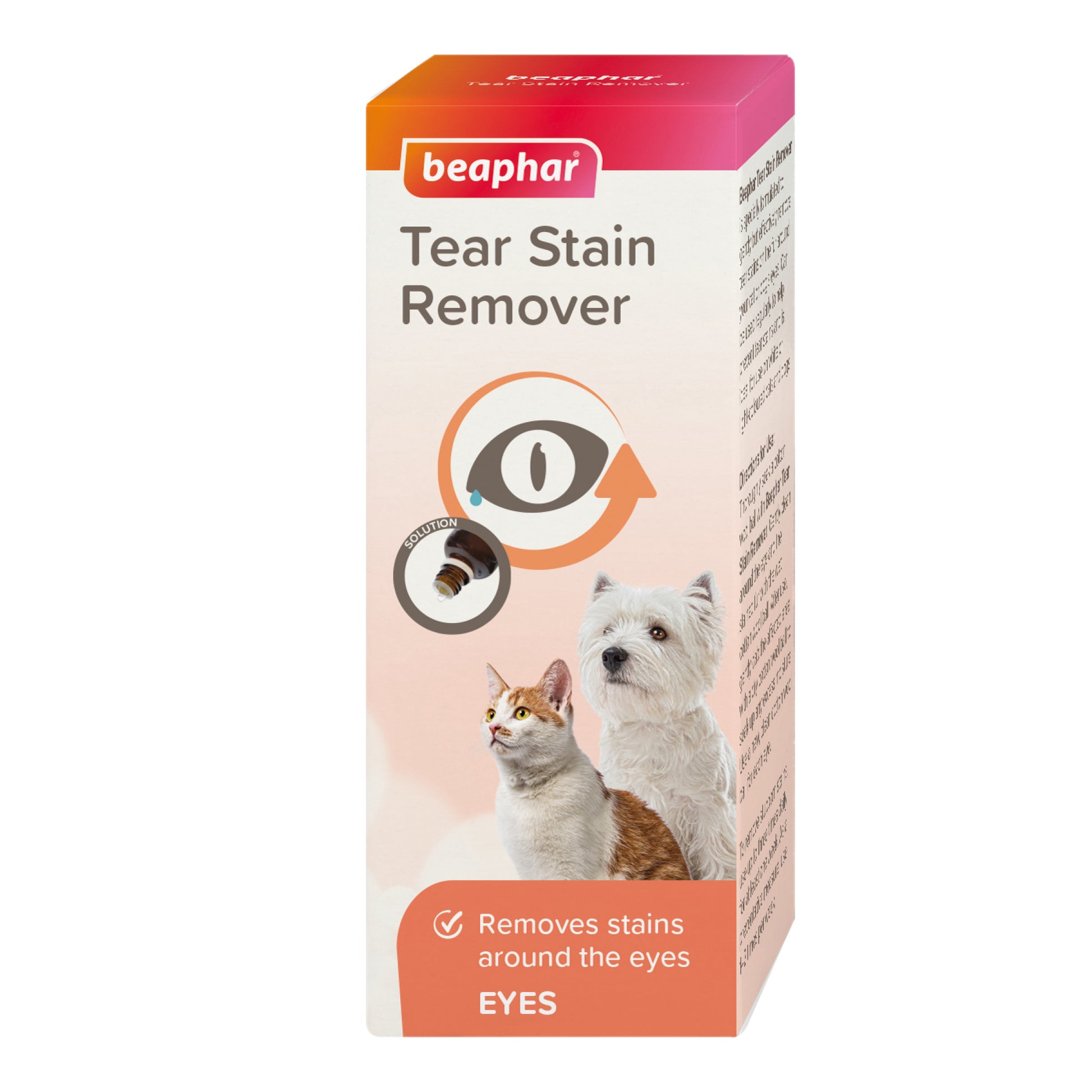 Beaphar Tear Stain Remover Liquid for Cats & Dogs, 50ml